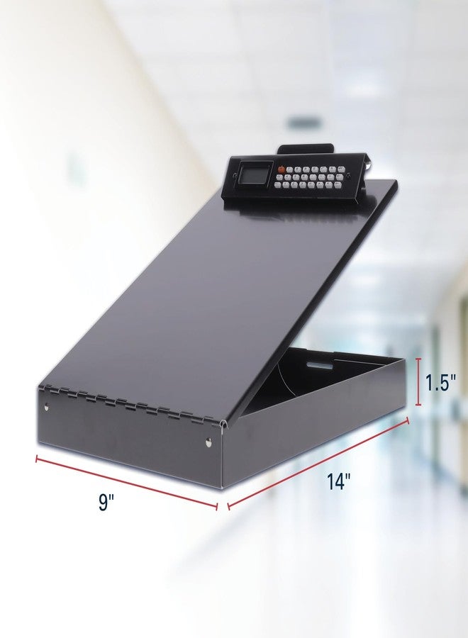 سوندرز لوحة تخزين Saunders المصنوعة من الألومنيوم المعاد تدويره مع مشبك آلة حاسبة، مقاس الرسائل، 8.5 × 12 بوصة (11225) - Image 2