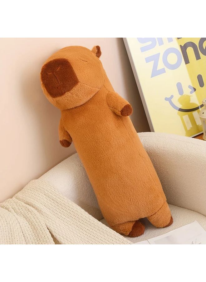 19.69 Inch Long Capybara Plush Pillow Ultra Soft Stuffed Animal Body Cushion - Image 2