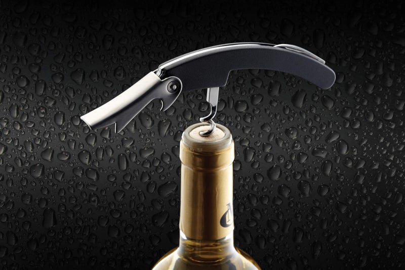 Barcraft Waiter’s Corkscrew Wine Opener – Professional Folding Wine Key with Foil Cutter & Beer Bottle Opener | KitchenCraft - Image 3