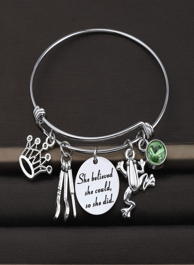 FAADBUK Princess and the Inspired Bracelet She Believed She Could So She Did Inspiration Gift for Her (Princess and the Frog Bracelet) - Image 5