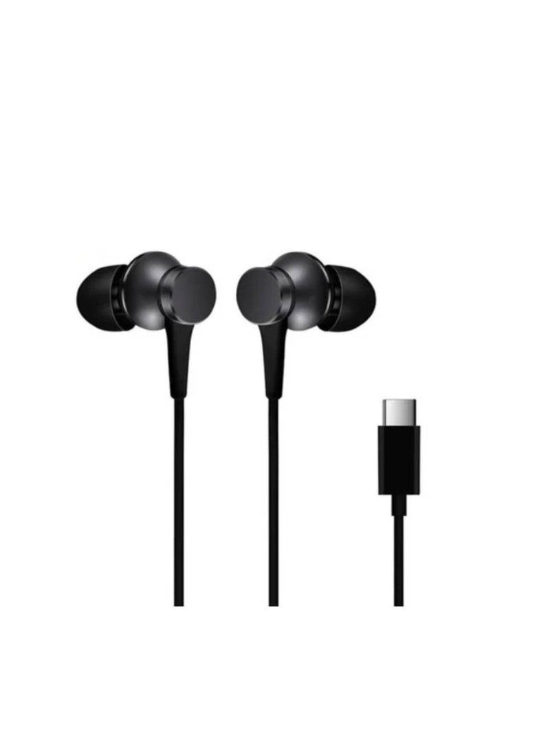 In-Ear Headphone With Microphone Black