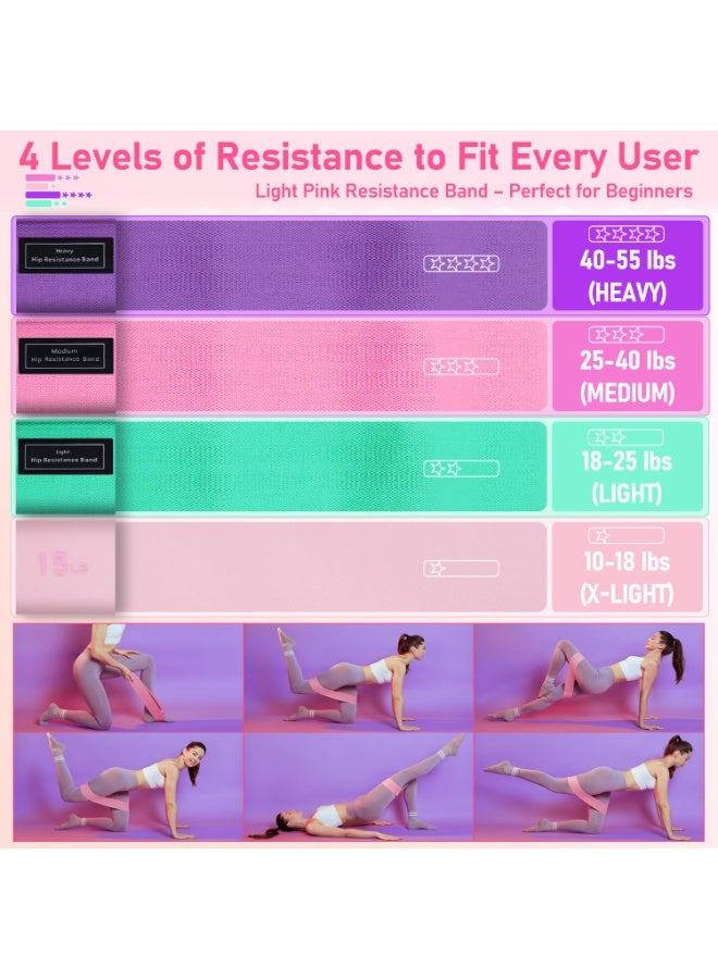Bukela Pilates Essentials Kit for Women - Better Yoga Pilates Kit for Home Workouts with Pilates Ring and Ball Set, Booty Bands, Figure 8 Resistance Band, Yoga Bands for Stretching - Image 3