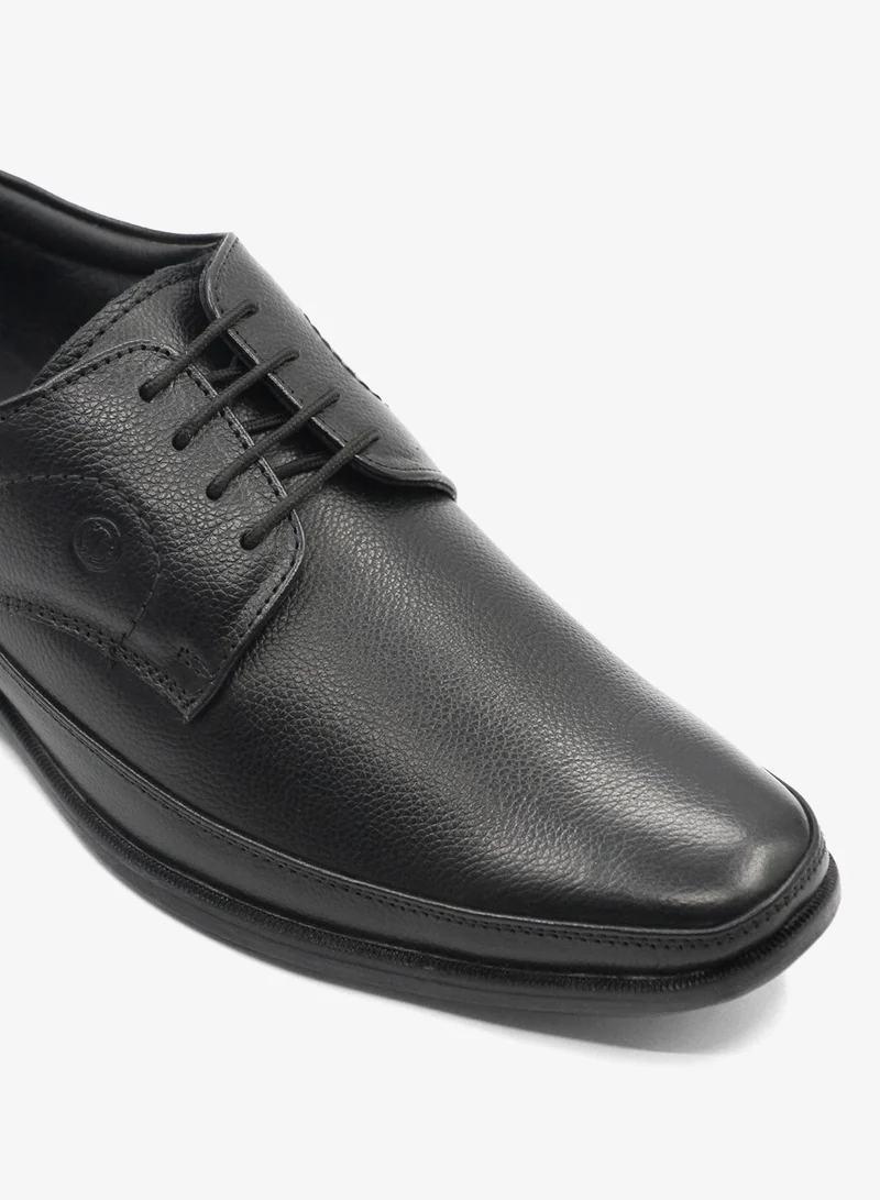 Geoomnii Black Formal Lace-Up Shoes for Men – Elegant & Comfortable Office Footwear for Men | Best Price UAE