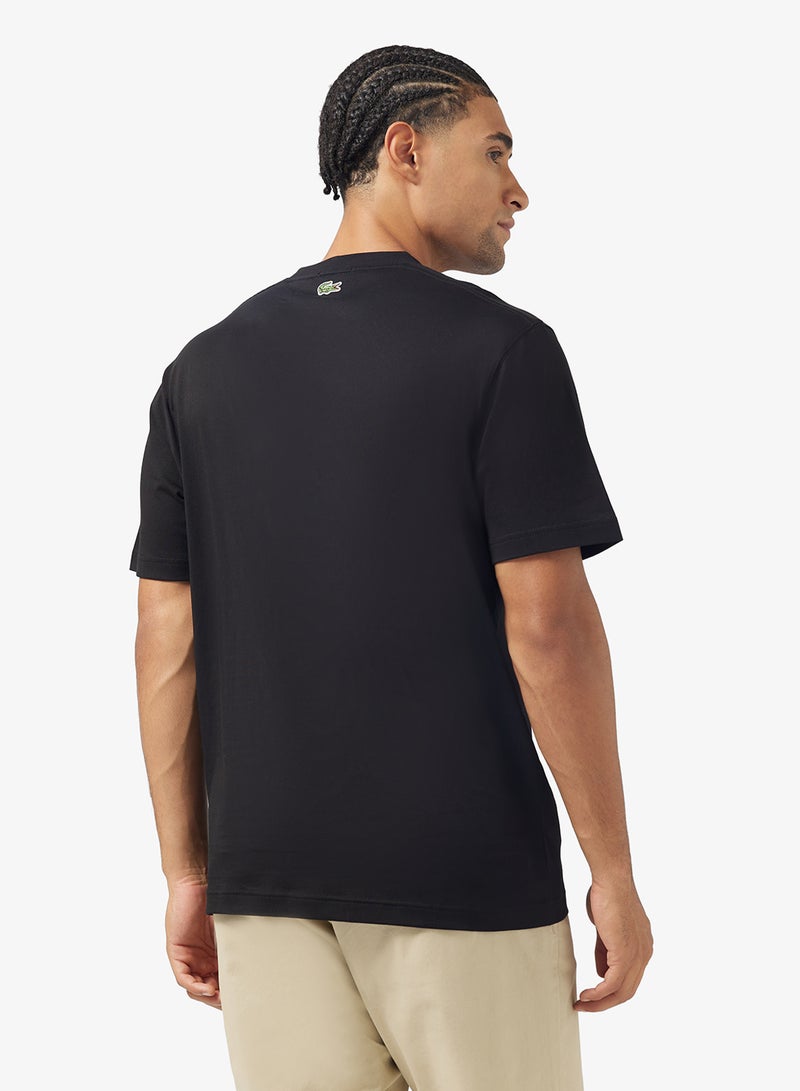 لاكوست تيشيرت بياقة دائرية بطبعة مميزة - Image 2