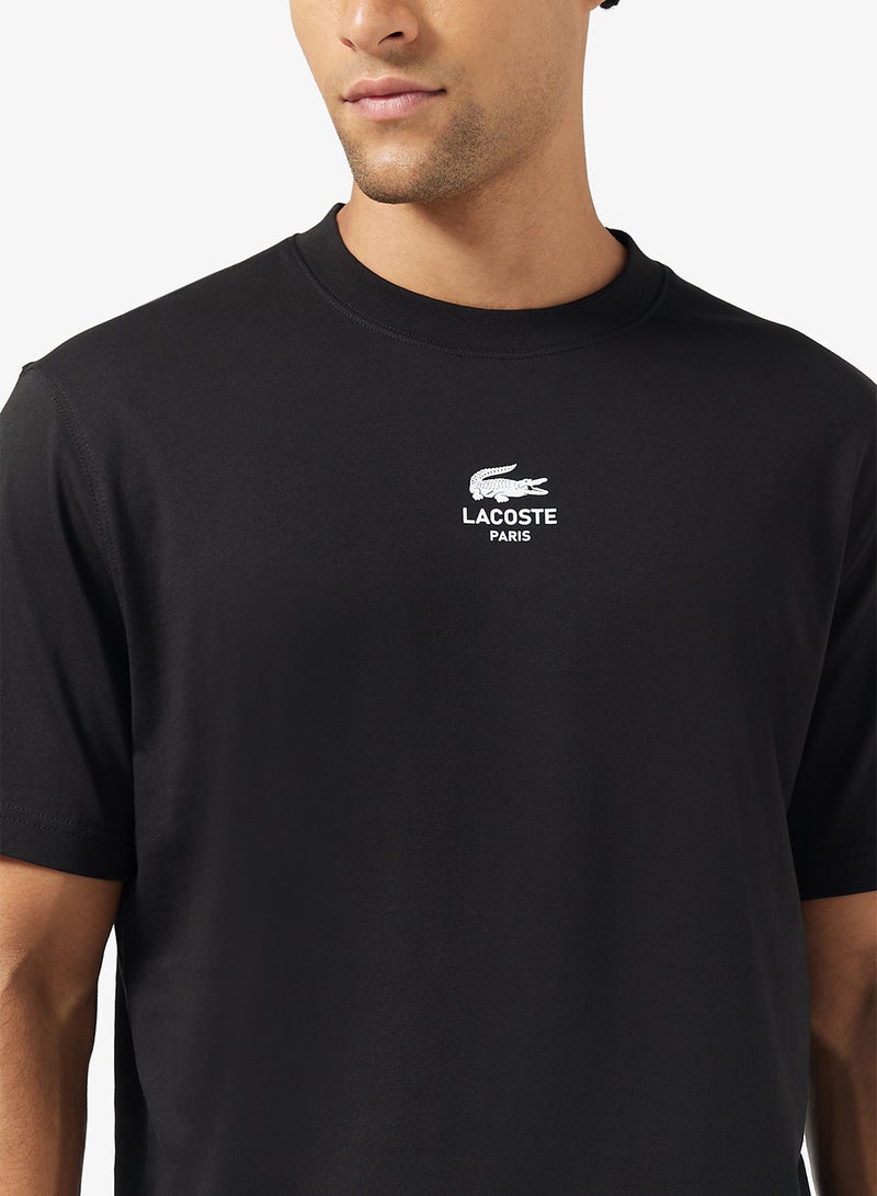 لاكوست تيشيرت بياقة دائرية بطبعة مميزة - Image 3