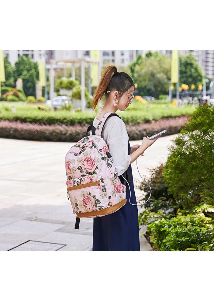 SKT Shiketro Three-Piece Oxford Cloth USB Computer Bag Outdoor Backpack  - Image 2