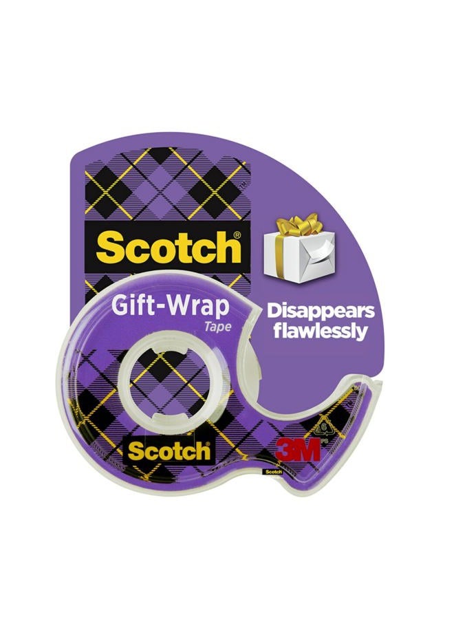 Scotch  Gift-Wrap Tape, 3/4 x 650 in, 1 Dispenser/Pack (15) - Image 1