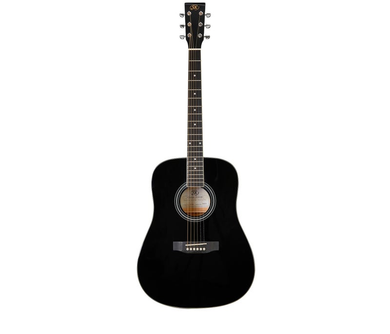 SX جيتار SD104GBK دريدناوت أكوستيك - أسود لامع - Image 1