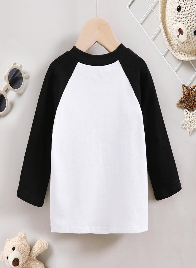 JEELLIGULAR Baby Boy Sibling Shirts Romper Set Big Brother Long Sleeve T-Shirt & Littler Brother Bodysuit Matching Outfit Set (Black+White, 18-24 Months) - Image 3