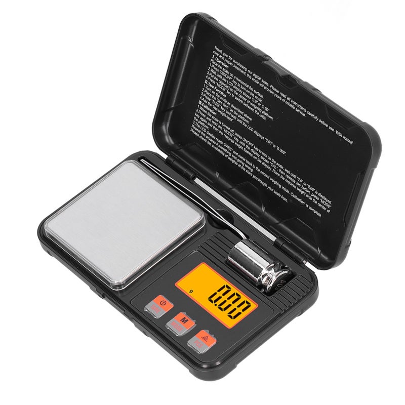 200g/0.01g Jewelry Scale LCD Display Mini Portable Electronic Balance Scale with Weight Tweezers - Image 5