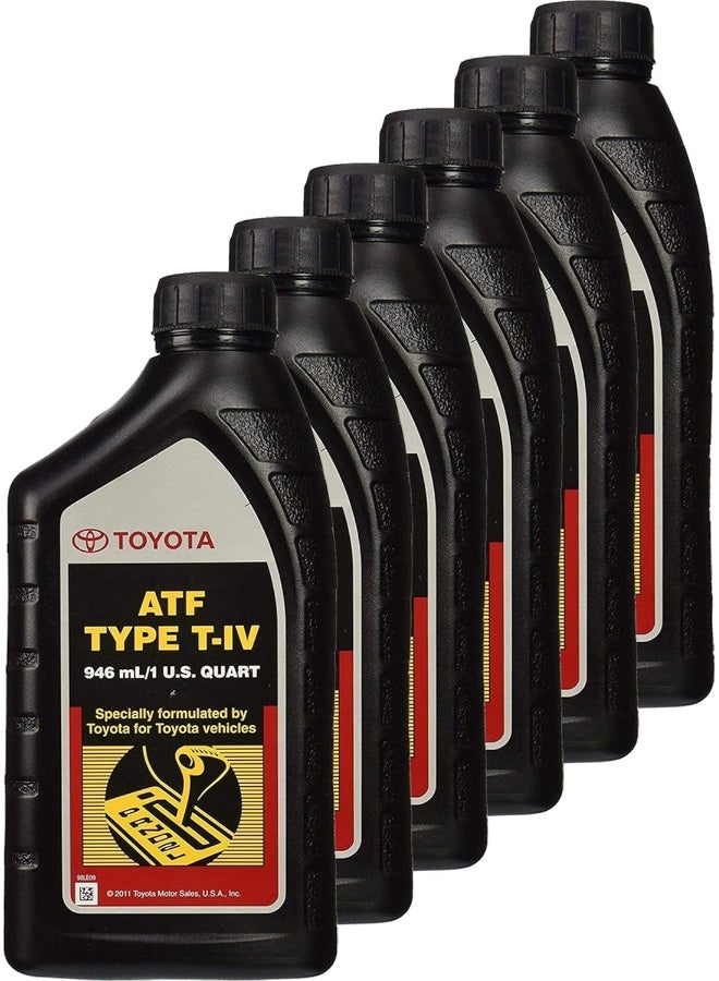 TOYOTA Toyota 00279-000T4 Automatic Transmission Fluid, 192 Ounces, 6 Pack  - Image 1