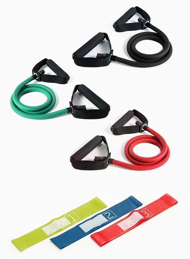 كيلا 3 مستويات من أشرطة المقاومة مع 3 مستويات من أشرطة المقاومة المطاطية - Image 1