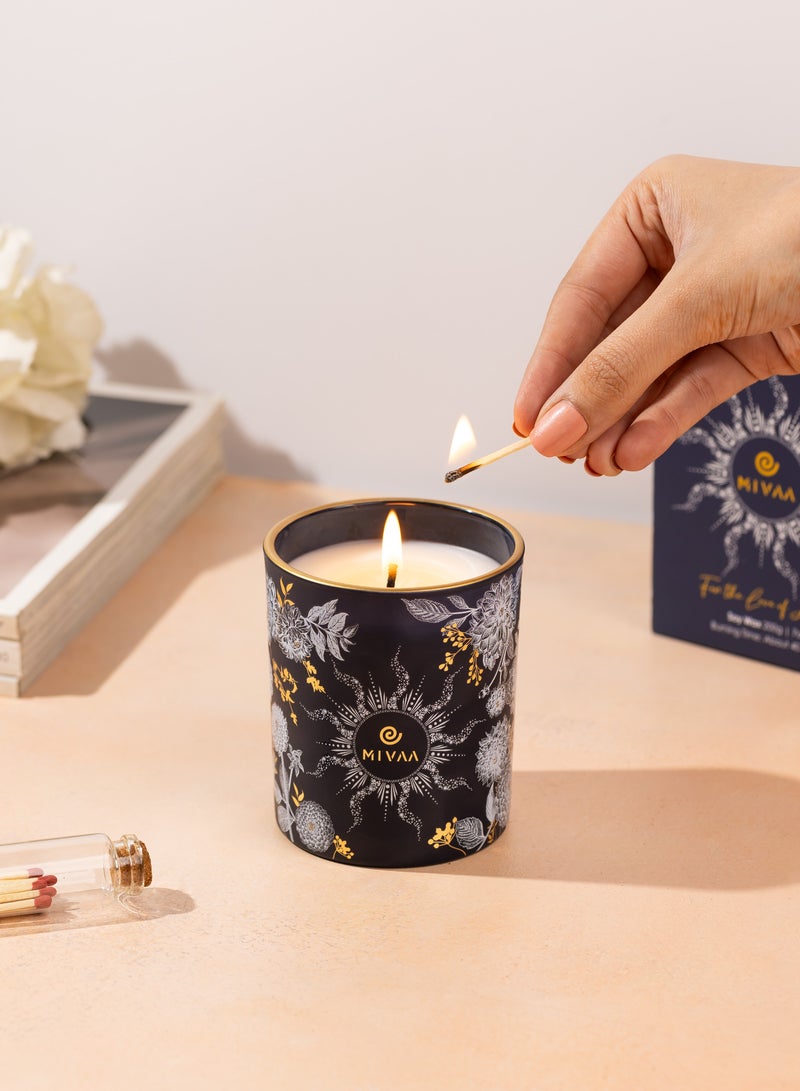 Mivaa Mivaa Scented Candles, Natural Soy Wax, 40-Hour Burn Time, Relax Aromatherapy for Yoga, Meditation - Perfect for Festival, Birthday, Valentine's Day, Party Gifts Pink champagne  - Image 3