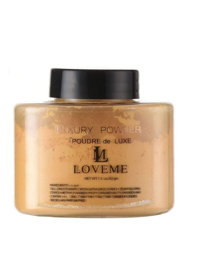 لوف مي بودرة الموز طويلة الأمد ومكياج احترافي فضفاض وحصري بلون غامق فاخر - Image 1