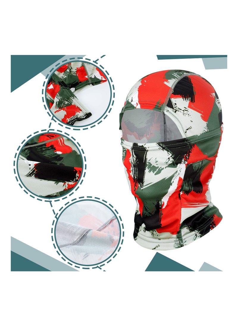 Generic 3 Pack Camo Balaclava Face Masks for Sun Protection and Breathable Full Coverage for Men and Women Outdoor Activities  - Image 3