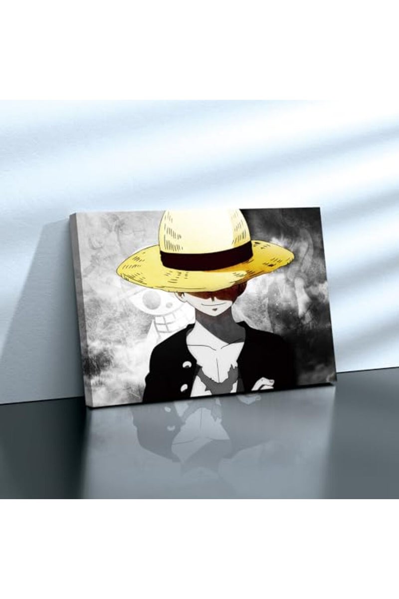 KAIWALK Japanese Anime Poster Luffy Poster Print on Canvas Painting Wall Art for Living Room Decor Boy Gift (With Frame, Q-OP 3-1pcs) - Image 4