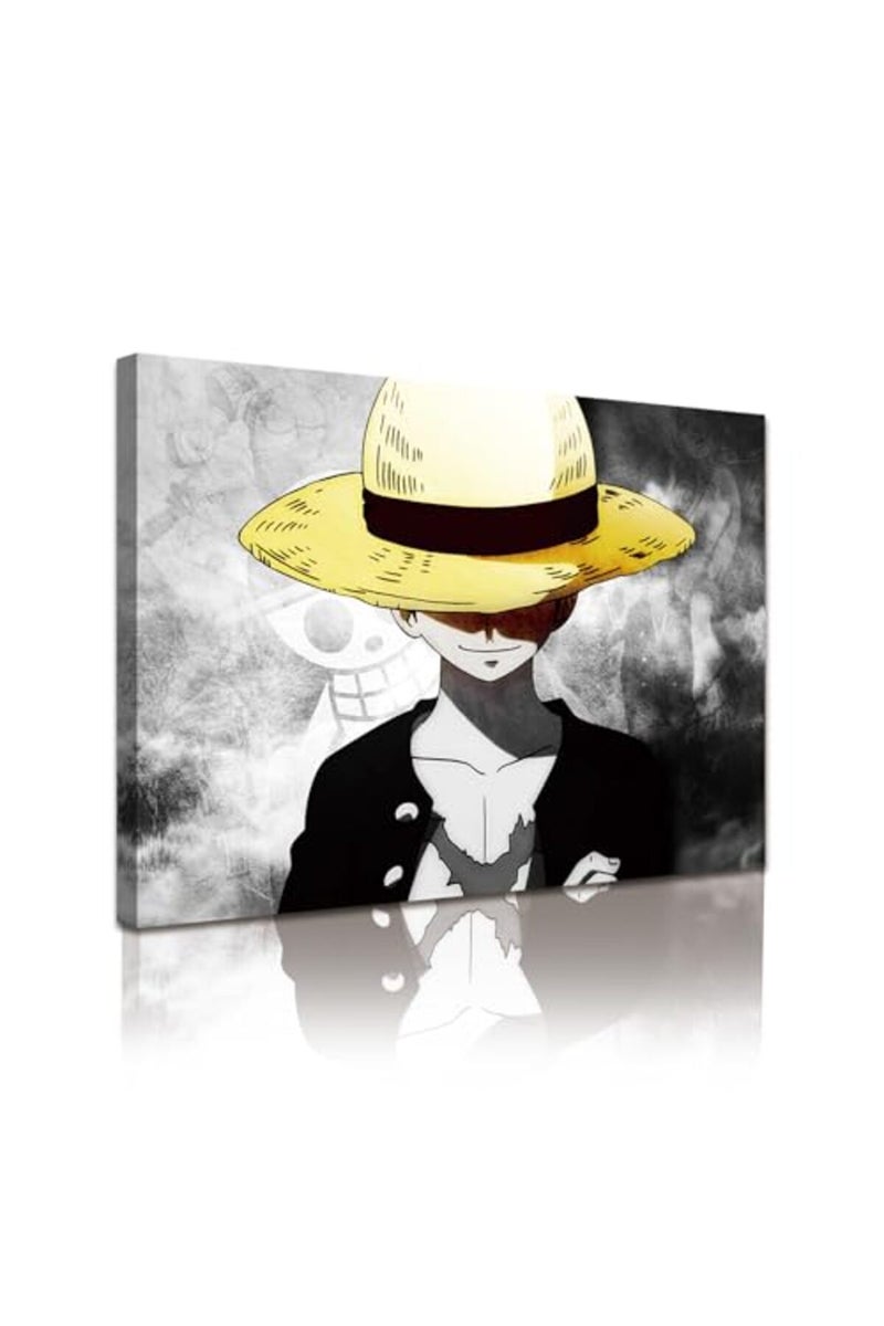 KAIWALK Japanese Anime Poster Luffy Poster Print on Canvas Painting Wall Art for Living Room Decor Boy Gift (With Frame, Q-OP 3-1pcs) - Image 2