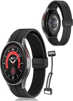 Sweet seven Sweet seven Perfect Fit Silicone Sport Bands for Samsung Galaxy Watch 5 and 5 Pro, Compatible with 40mm, 44mm, and 45mm sizes, No Gap Design for Comfortable Wear, Ideal Wristband for Men and Women 