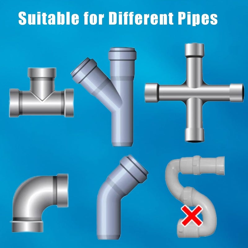 14Pcs Drain Cleaner Cutter Head Set For Pipeline Dredging And Augers - Image 2
