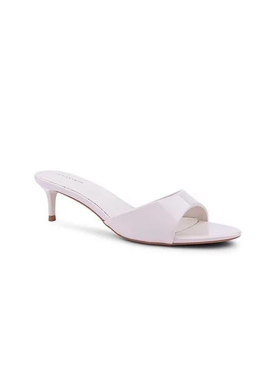 IconStyle Embroidered Open-Toe Mule Heels