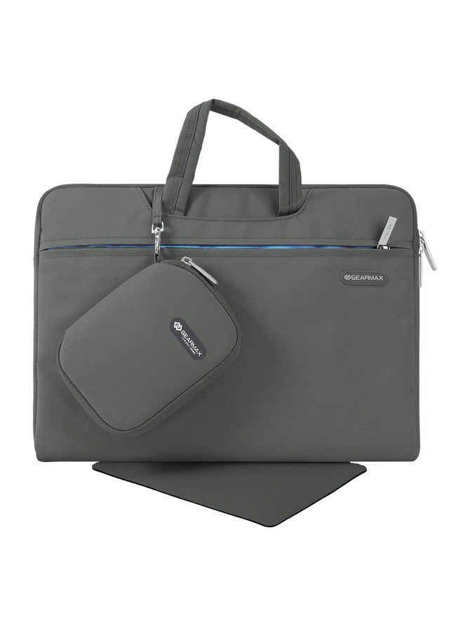 GEARMAX Gearmax Campus Slim Case For 13 Inch Laptop - Grey  - Image 1