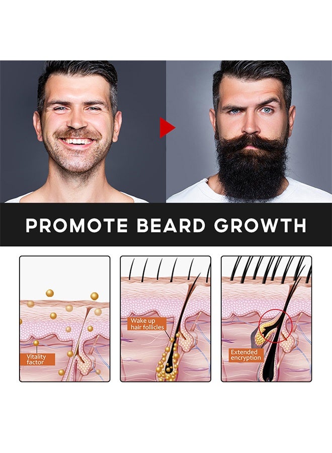 SUMAX BEARD OIL ，Fresh Fragrance Beard Conditioner Softens, Nourishes,Strengthens, Promotes Beard Growth-30ml - Image 5