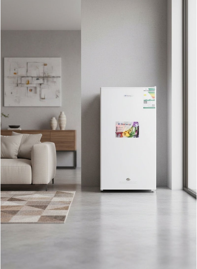 Starway 90 Lt 3.2 CuFt Mini Refrigerator , Noiseless High Quality Compressor, Freezer Storage , White - Image 2