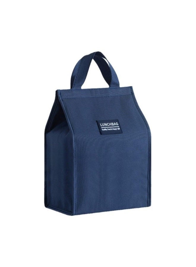 LEBOCADO Lunch Bags Insulated Lunch Bag Tote Bag for Adult,Men,Women,Reusable Leakproof Handbags Case for Work Office School Picnic Travel(navy blue 26 * 34 * 16CM) - Image 1