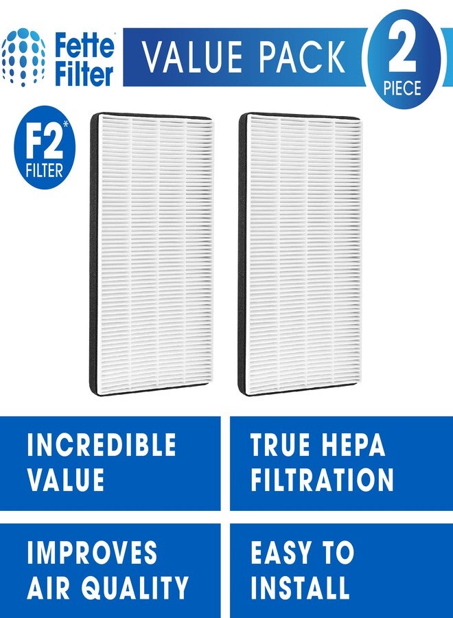 فيتي فلتر فلتر فيت - فلتران من نوع True HEPA عالي الجودة متوافقان مع فلتر جهاز تنقية الهواء 3M F2 / A2 للموديلات التالية: FAP-C02WA-G2، FAP-C03BA-G2، FAP-T03BA-G2، FAP-C02-F2، FAP-SCO2N، FAP-T03-F2، مقاس 13 بوصة × 8.2 بوصة - عبوة من قطعتين - Image 2