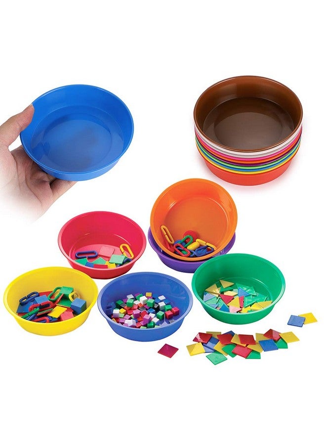 BTSKY Plastic Sorting Bowls, Assorted Colors Set Of 10 - Image 2
