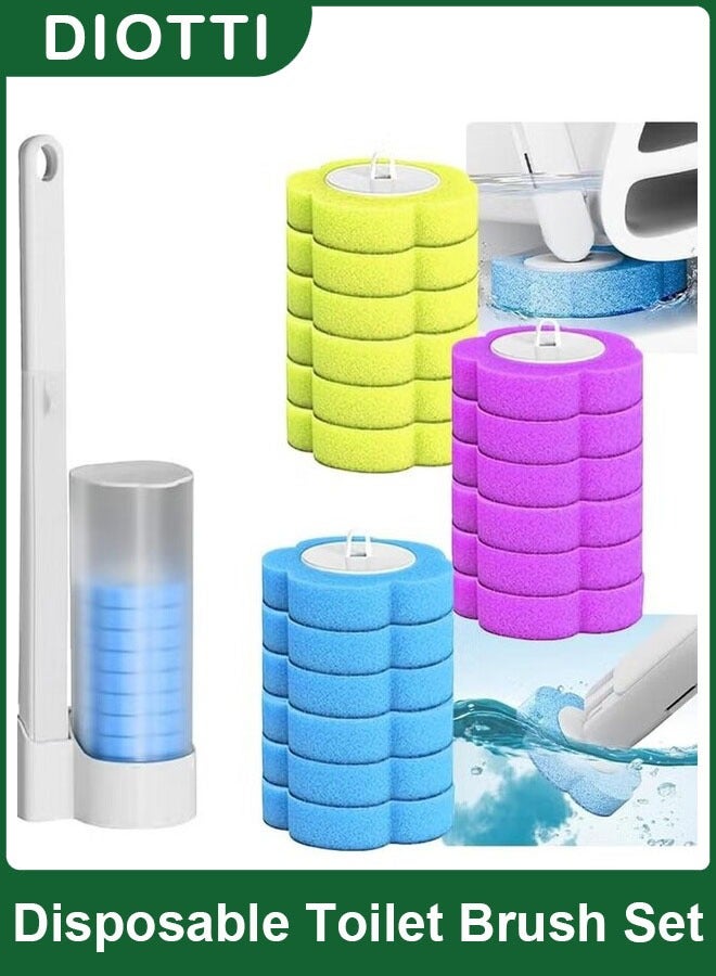 ديوتي مجموعة حامل فرشاة المرحاض التي يتم استخدامها على الحائط - Image 1
