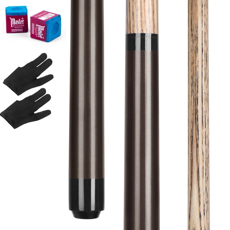 IIQ 21oz 23oz Break Stick Heavy Hitter Breaking Pool Cue Stick Black (21 oz) (23oz Break Cue) - Image 1