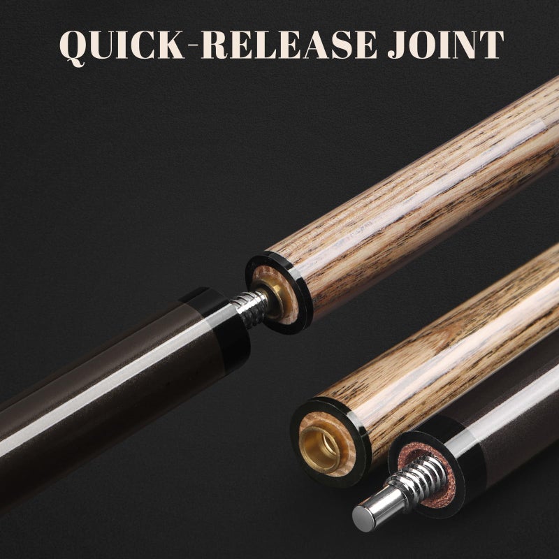 IIQ 21oz 23oz Break Stick Heavy Hitter Breaking Pool Cue Stick Black (21 oz) (23oz Break Cue) - Image 4