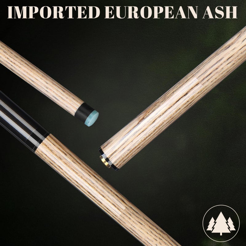 IIQ 21oz 23oz Break Stick Heavy Hitter Breaking Pool Cue Stick Black (21 oz) (23oz Break Cue) - Image 2