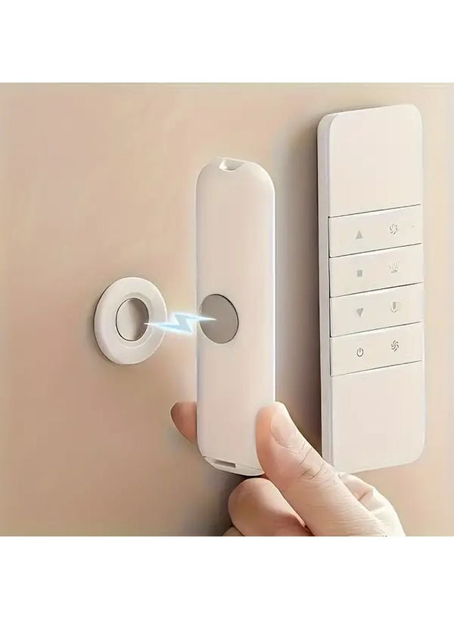 5pcs Magnetic Remote Control Holder Set No Drill Damage Free Wall Mount - Image 3