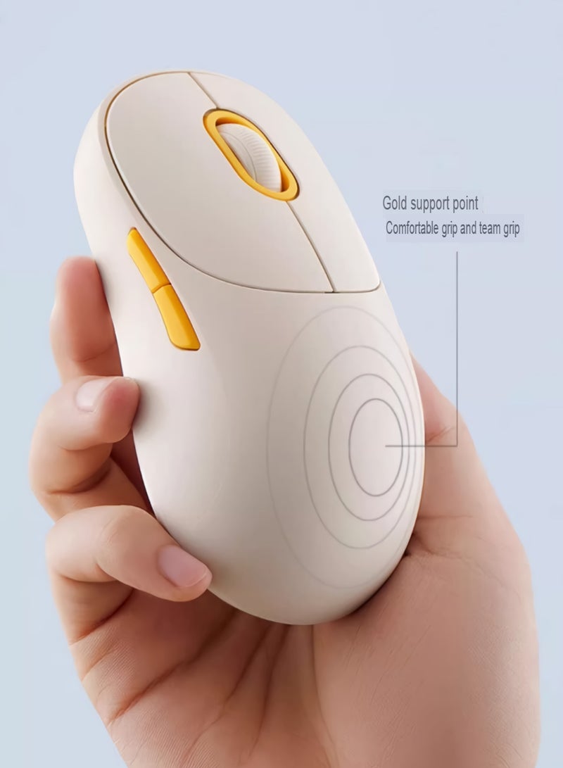 Wireless Mouse, 2.4G Bluetooth Dual Mode Silent Mouse, Sturdy And Durable Computer Mouse, Lightweight And Portable Gaming Mouse For Laptop Computer, (1pc, Blue) - Image 2