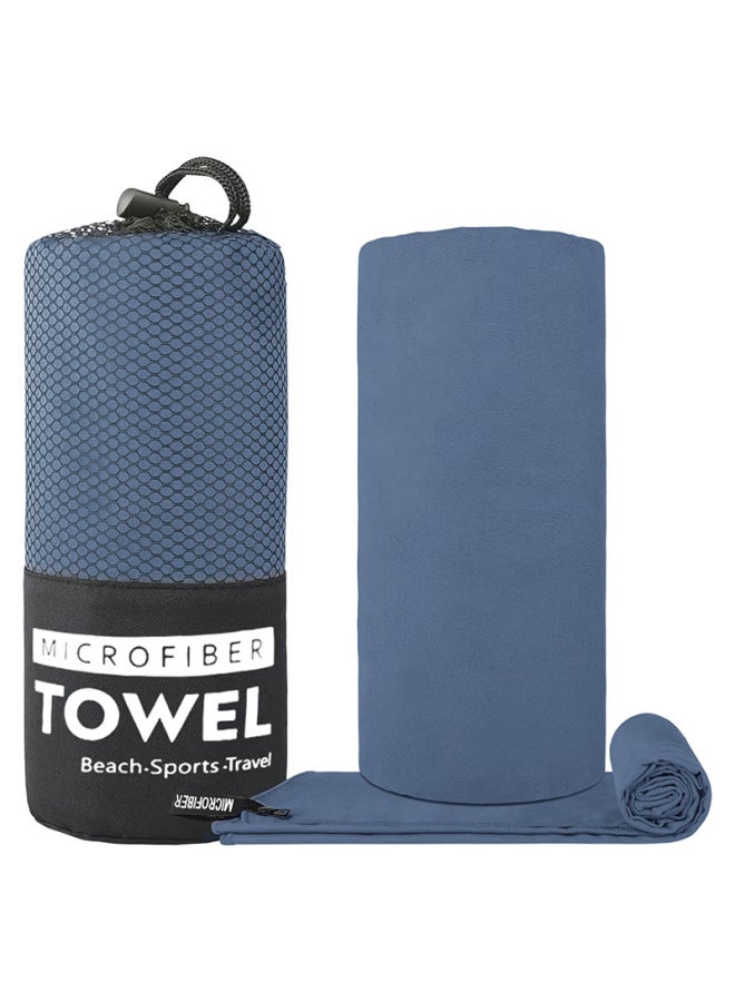 Hot Double-sided Velvet Quick-drying Towel Microfiber Sports Fitness Towel Portable Yoga Swimming