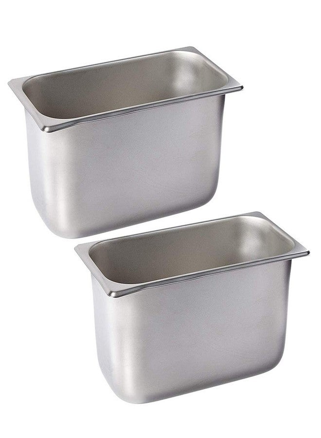 Winco 1/3 Size Pan 6" (NSF) (Set of 2)