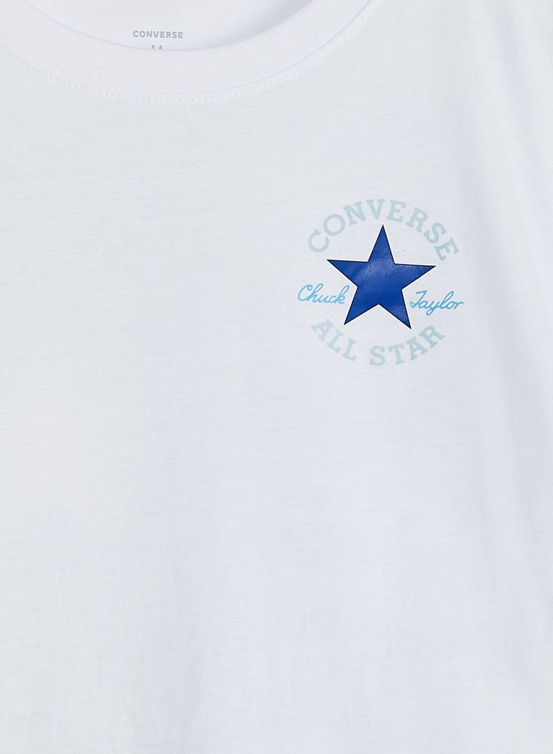 كونفرس تيشيرت شبابي بطبعات وشعار الماركة - Image 3