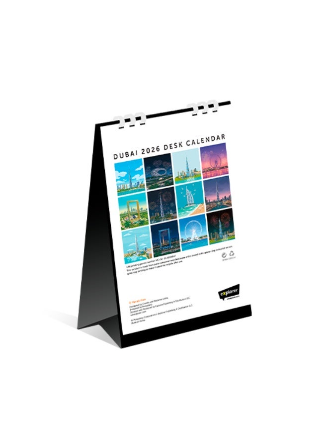 Dubai Desk Calendar 2026 - Image 2