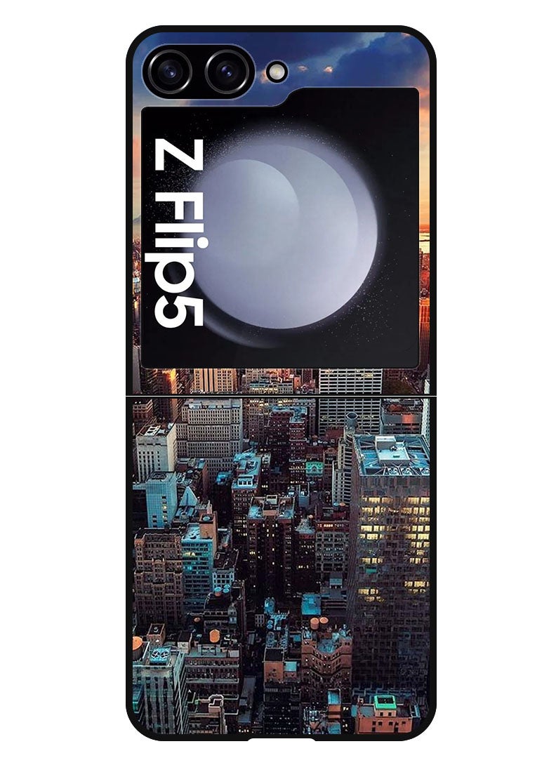 Theodor Protective Case Anti Scratch Shock Proof Bumper Cover For Samsung Galaxy Z Flip 5 Newyork City - Image 1