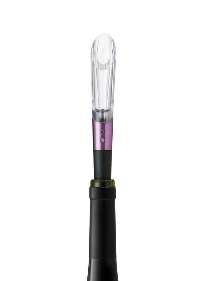 Rabbit Aerate and Preserve Wine Set, Wine/Champagne Sealer and Super Aerator (Purple), Standard - Image 4