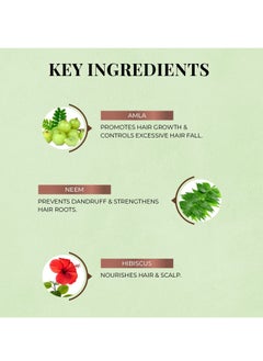 Just Herbs Just Herbs 8 in 1 Root Nourishing Amla Neem Hair Fall Control Shampoo For Men & Women - Suitable For Oily Hair Scalp, Sulphate & Paraben Free 200 ml  - Image 4