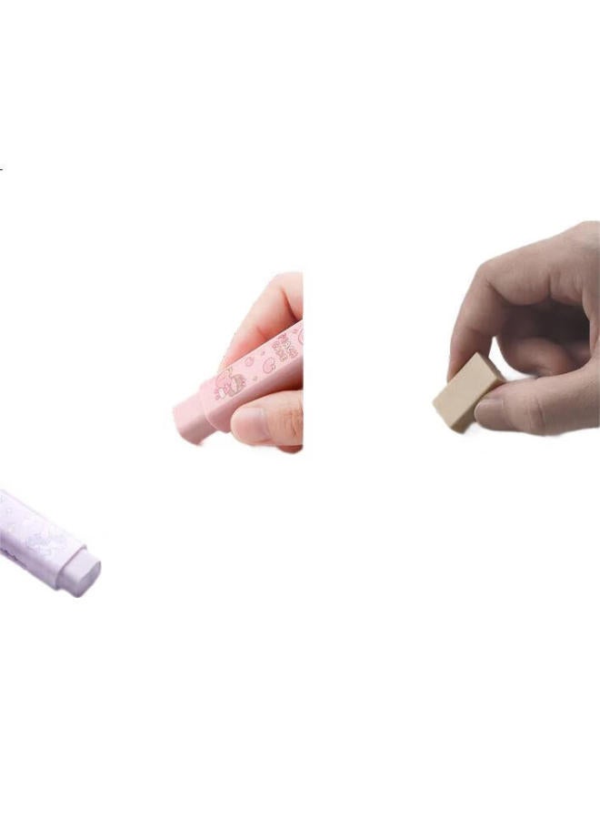 Kaba Bear Kabaxiong Eraser Set, No Residue, Clean Cartoon Cute Erasers, Unicorn - Image 3