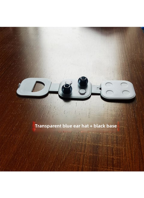 Suitable For AirPods Pro Transparent Ear Cap TPE For Apple Earplug Super Soft Non-slip-Color:SS Transparent Blue Pair Plus Cardboard