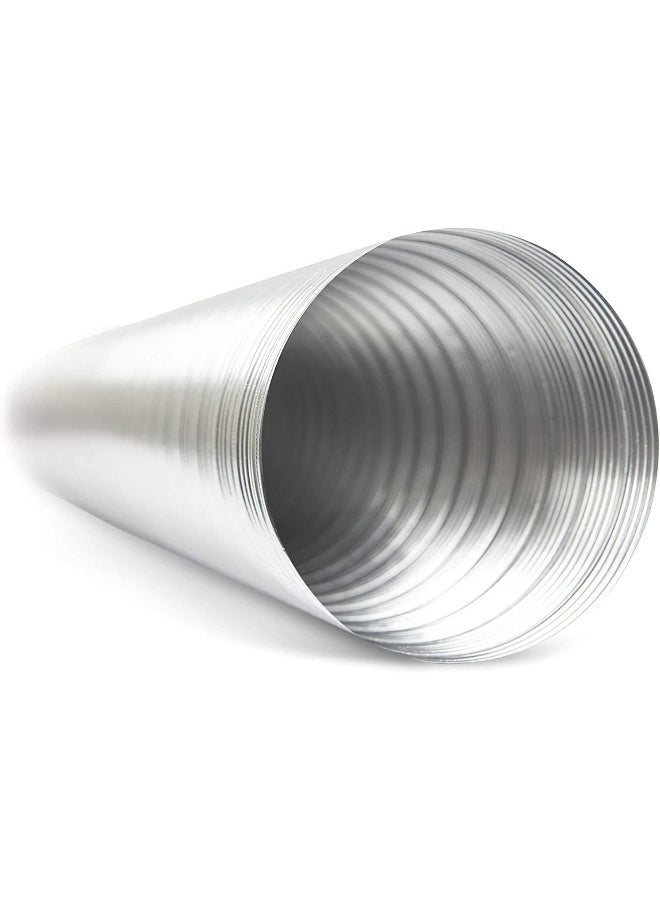 Royal Apex Aluminium Rigid Flexible Duct For Dryer, Bathroom Or Kitchen Ventilation Air Conditioning Hvac 3 Meter (4 Inch)  - Image 2