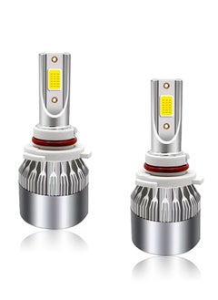 Excefore 2 PCS H8/H11/H9 Car LED Light, 6000K 3800LM Bright LED Bulb High Low Beam Halogen Replacement, Waterproof Fog Light Bulb Replacement, Plug & Play Bulb Lighting Car Accessories  - Image 1