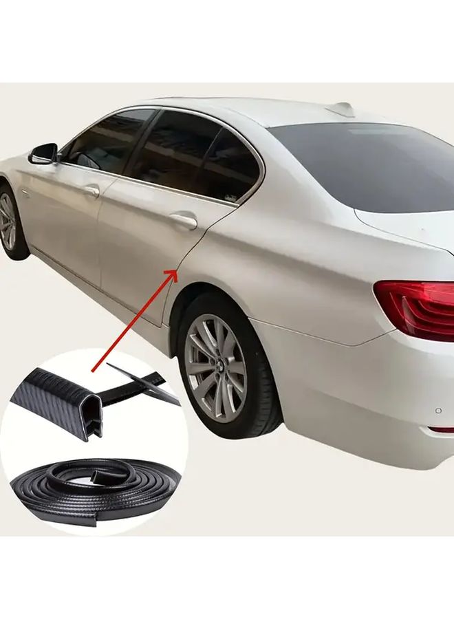 Heavy Duty Car Door Edge Protector Black 500cm Scratch Resistant Easy Installation - Image 4