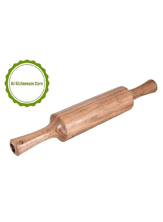 RJ kitchenware Store RJ kitchenware Store chakla belan roti maker Combo Pack of 2 PLY Chakla 10 IN Wooden Belan 12 In Size/Rolling Pin/Roti (wooden chakla Belan set)  - Image 4
