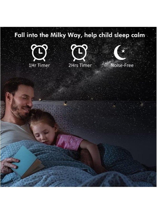 Projector Galaxy Night Light Home Planetarium Projector with Rechargeable Battery, Sky Light Living Room Decor Real Starry Nebula Planet Presentation for Kids Teen Girls Adults - Image 5
